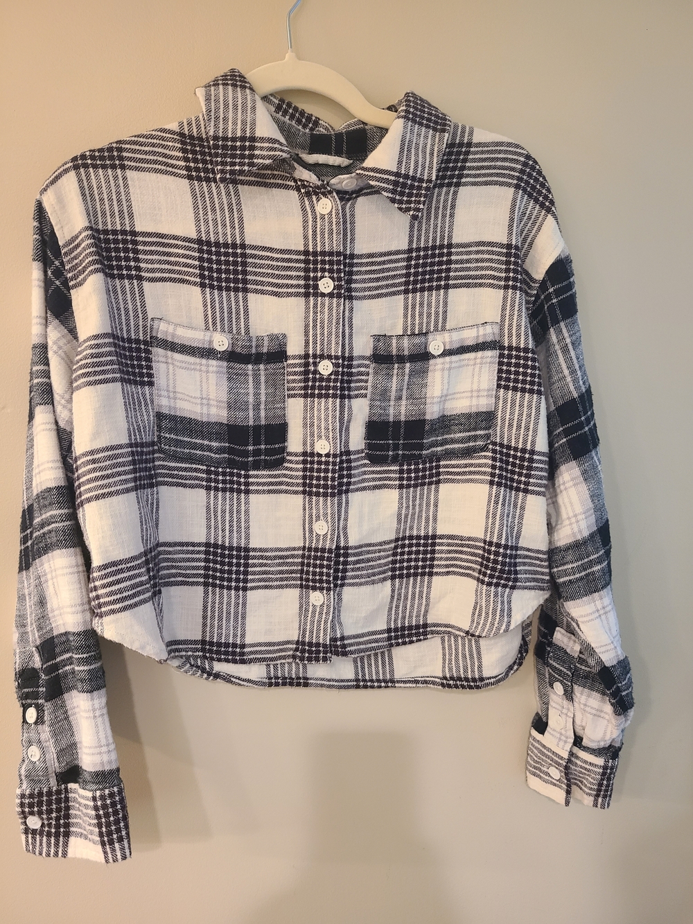 American Eagle Outfitters Cropped Flannel